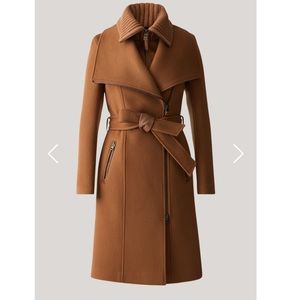 Mackage 100% Wool Coat, 2-in-1 Styling, Camel Color, Size S